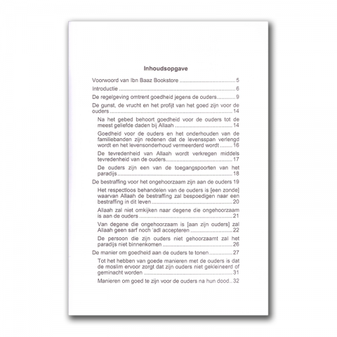 De rechten van de ouders in het licht van de Qor’aan en de Soennah