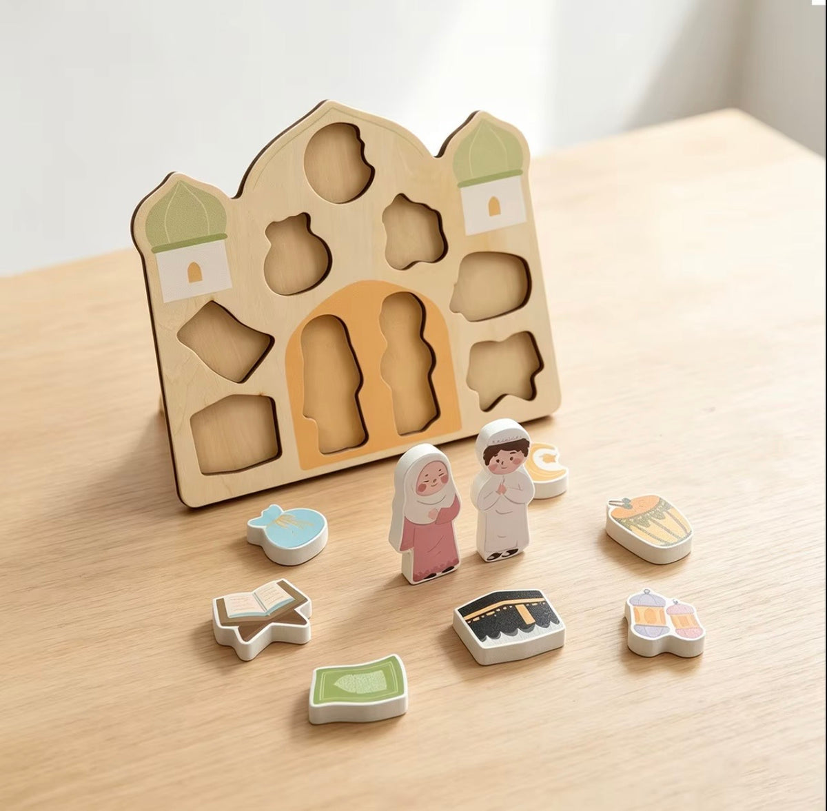 Houten puzzel | Met Duff (دف)