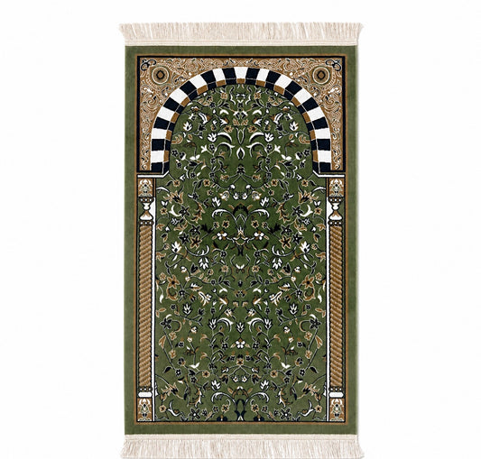 Al-Rawdah gebedskleed All Green Edition | Inspired by
