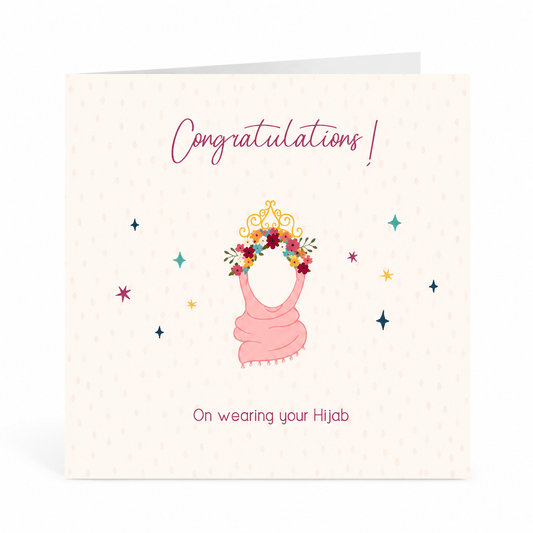 Congratulations on wearing the Hijab