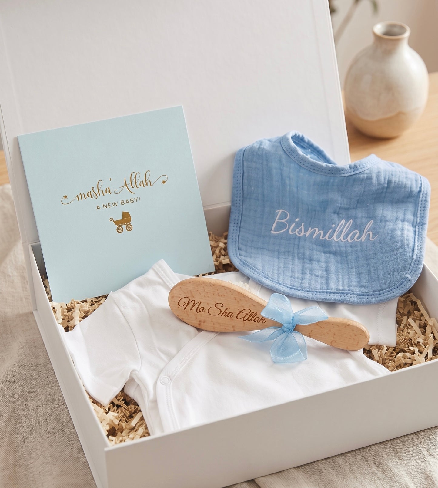 Masha’Allah Baby Giftbox – Liefdevol islamitisch kraamcadeau