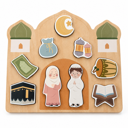 Houten puzzel | Met Duff (دف)