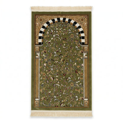 Al-Rawdah Medina Gebedskleed | With a touch of red