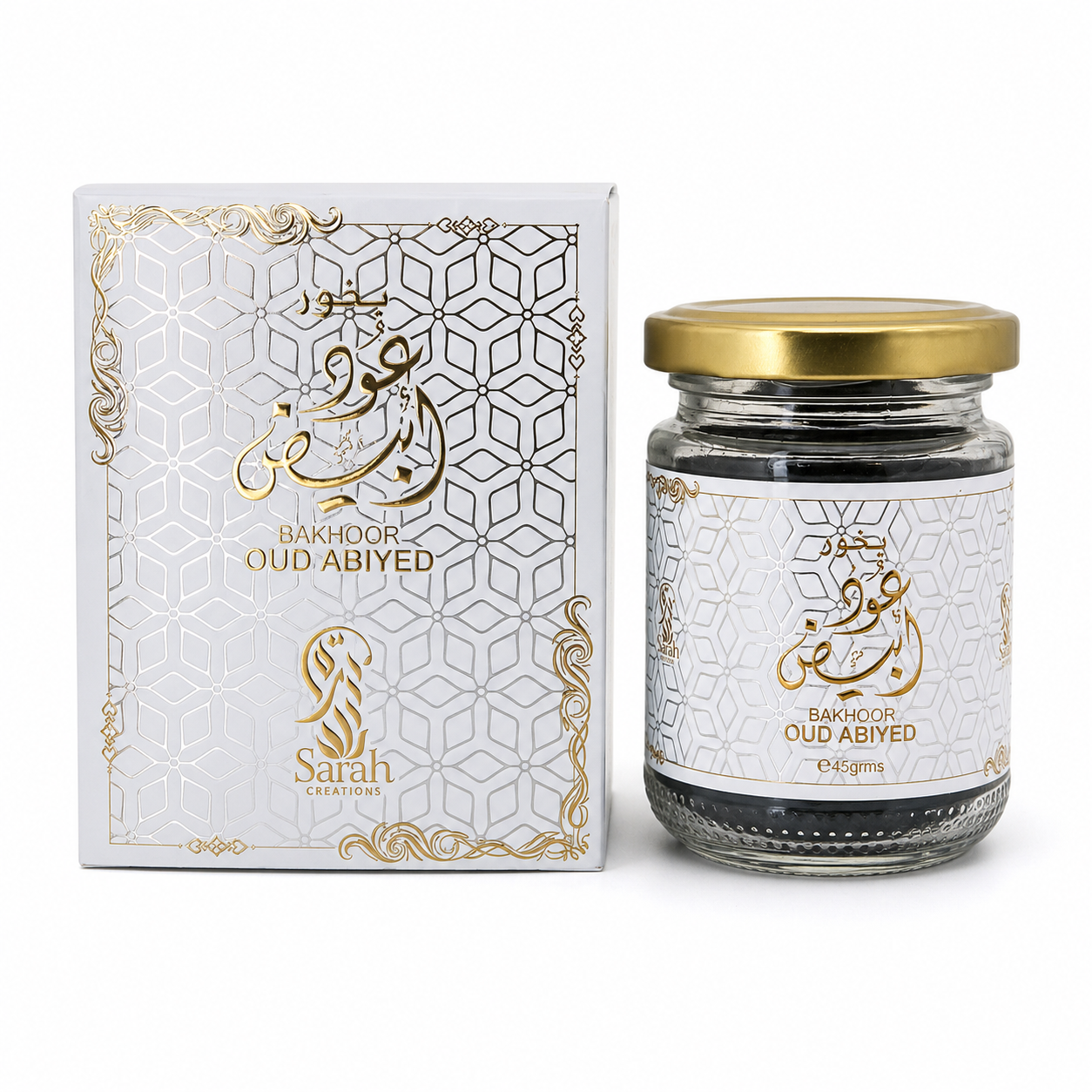 Bakhoor Oud Abiyed 45g | Luxe Zachte Arabische Huisgeur