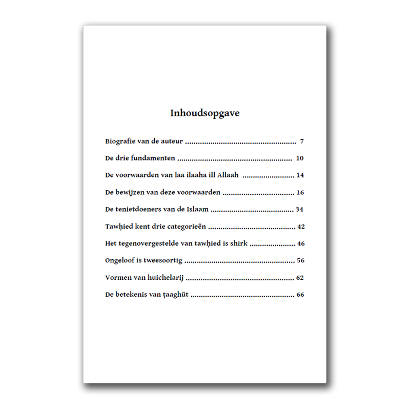 Mutun deel 6: De Verplichte Begrippen voor elke Moslim en Moslima (A5 Formaat)