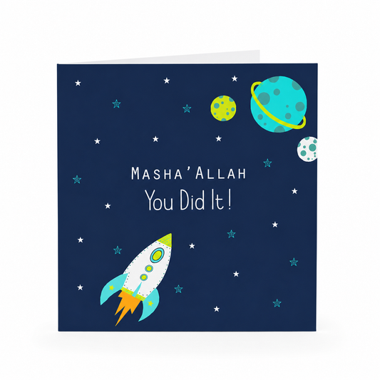 Masha’Allah You Did It! Wenskaart