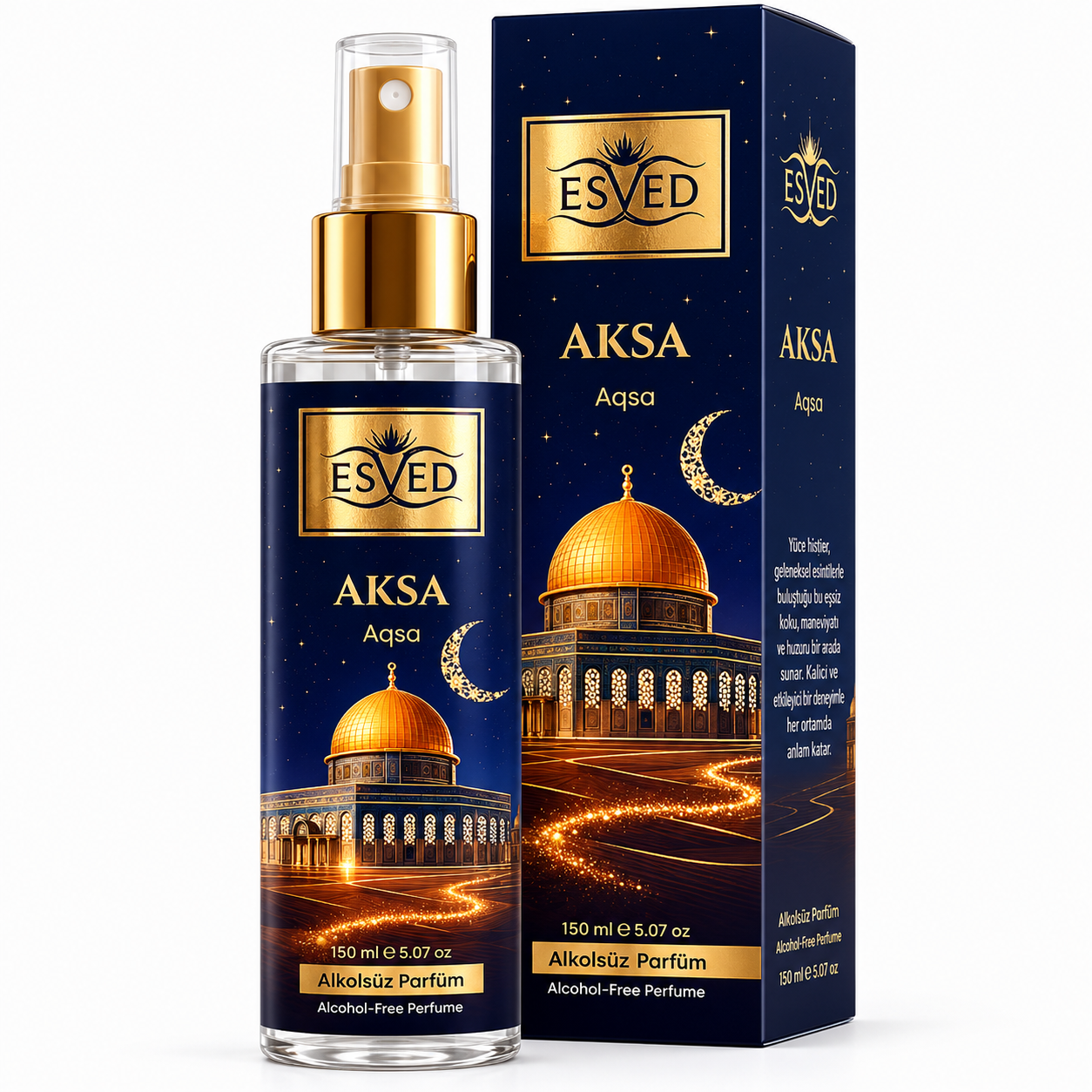 Masjid Al Aqsa – Alcoholvrije Parfum Spray 150 ml