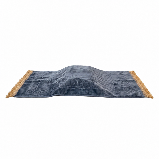 Ergonomisch Gebedskleed Blauw – Extra Comfort voor Knieën