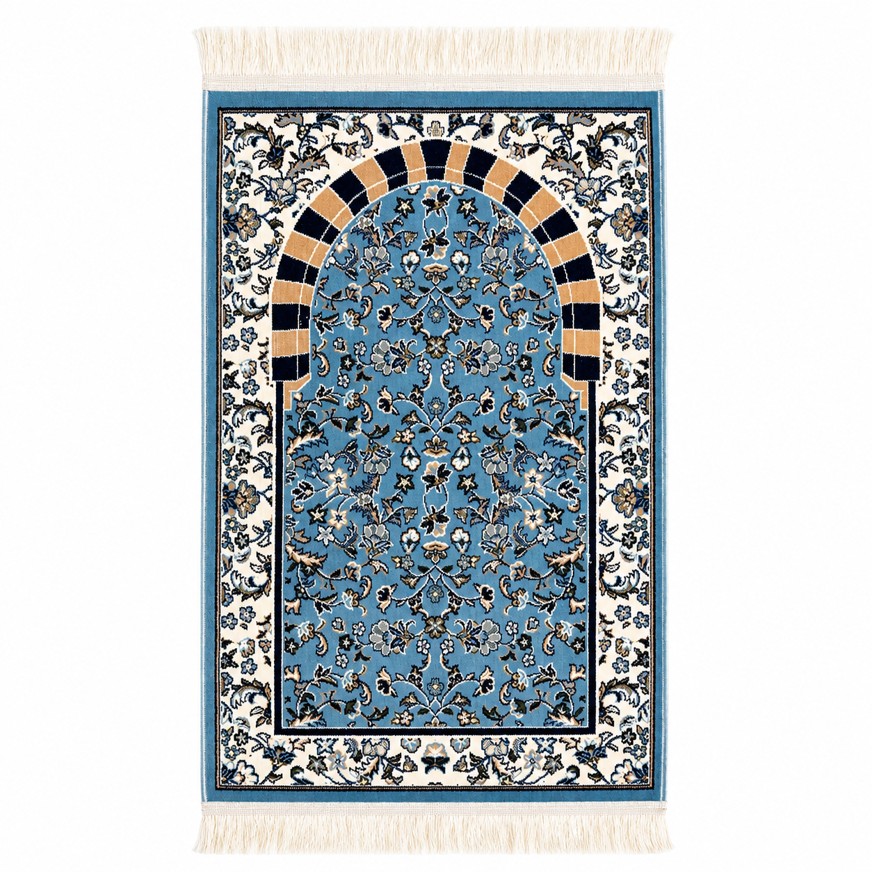 Mada Quba | Ergonomisch Gebedskleed blauw – 25 mm
