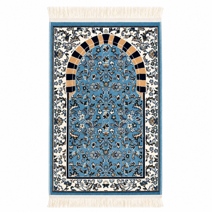 Mada Quba | Ergonomisch Gebedskleed blauw – 25 mm