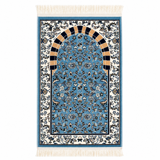 Mada Quba | Ergonomisch Gebedskleed blauw – 25 mm